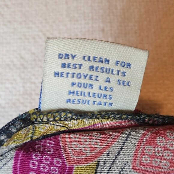 Anthropologie Odille Silk Floral Blouse Size 8 - Picture 6 of 8